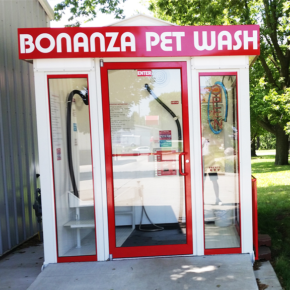 Bonanza Pet Wash Unit and shelter