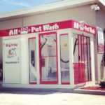 picture of an all paws pet wash vending station