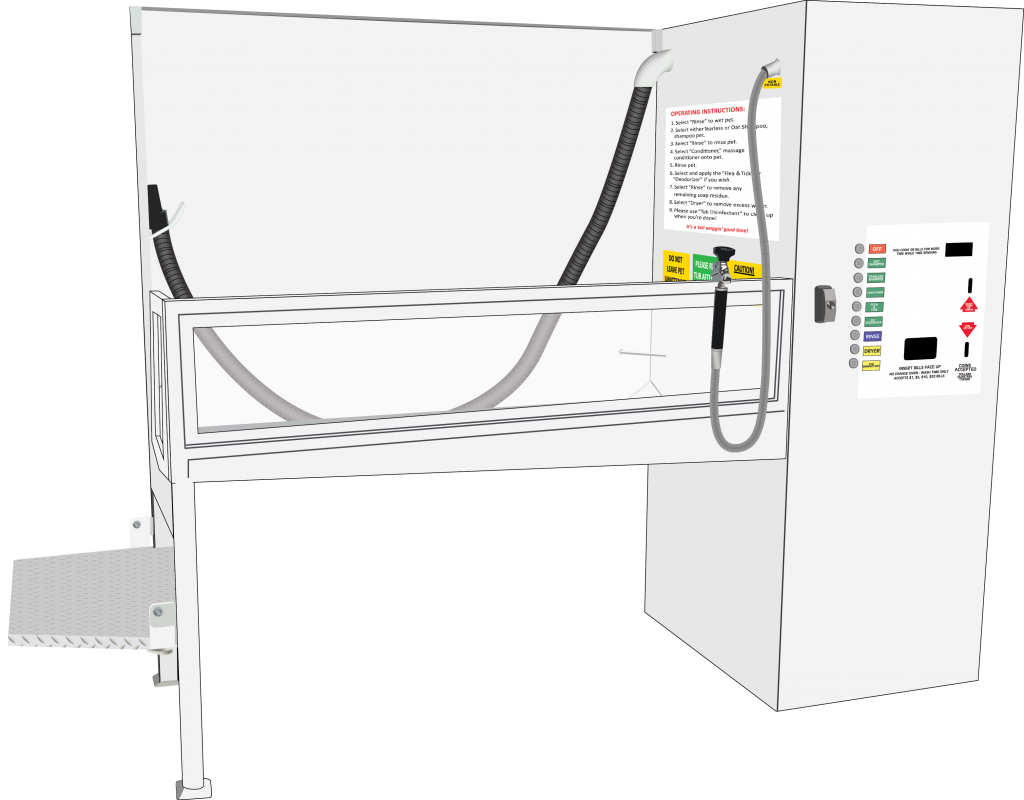 Self Serve Pet Wash Customization All Paws Pet Wash