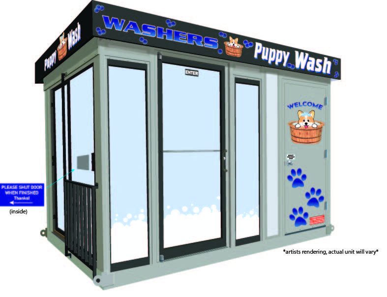 an artist's rendering of washers puppy wash